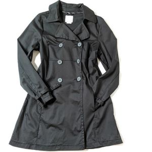 Old Navy Lightweight Trenchcoat Black Large